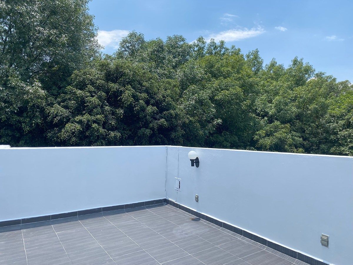 24 of 25: Rincón en el roof-garden