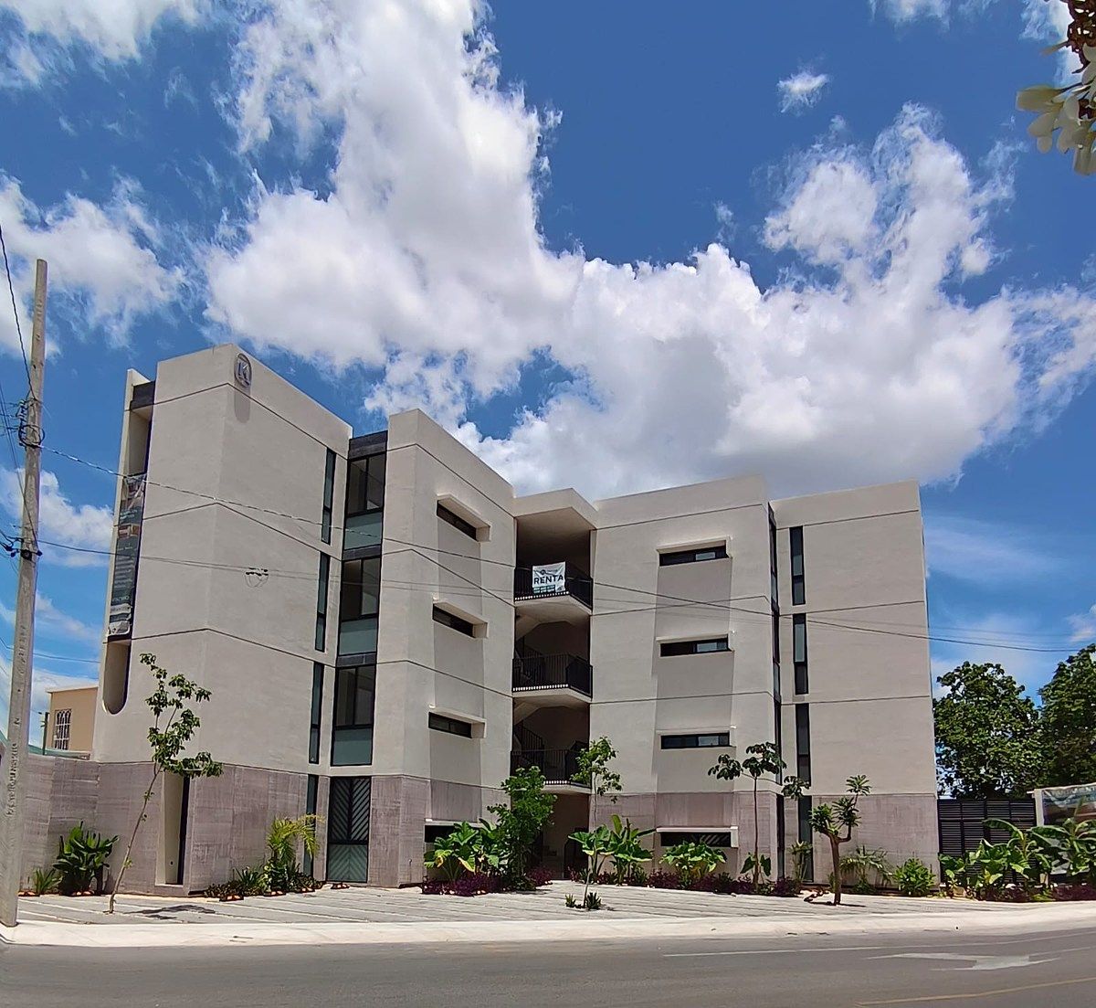 New 2-Bedroom Apartment for Rent in Miguel Aleman, Merida, photo 1 of 12