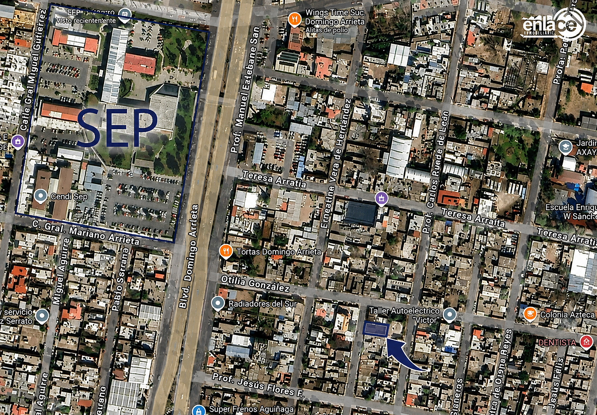 Terreno en Venta por Domingo Arrieta