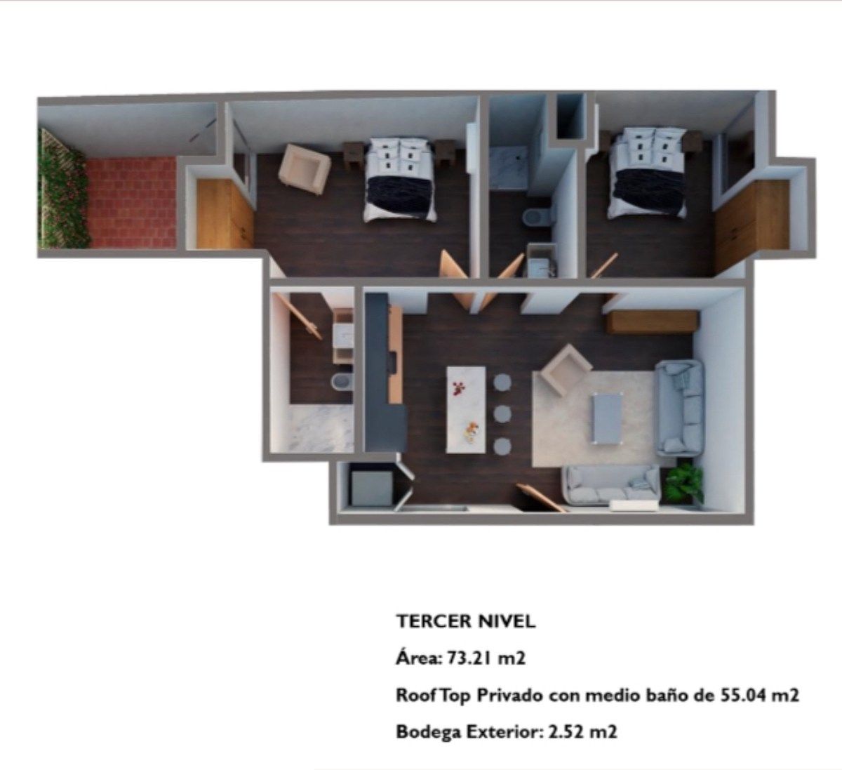 1 de 12: Planta departamento