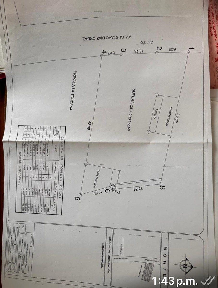 Lot in Acapatzingo, Cuernavaca, photo 4 of 4