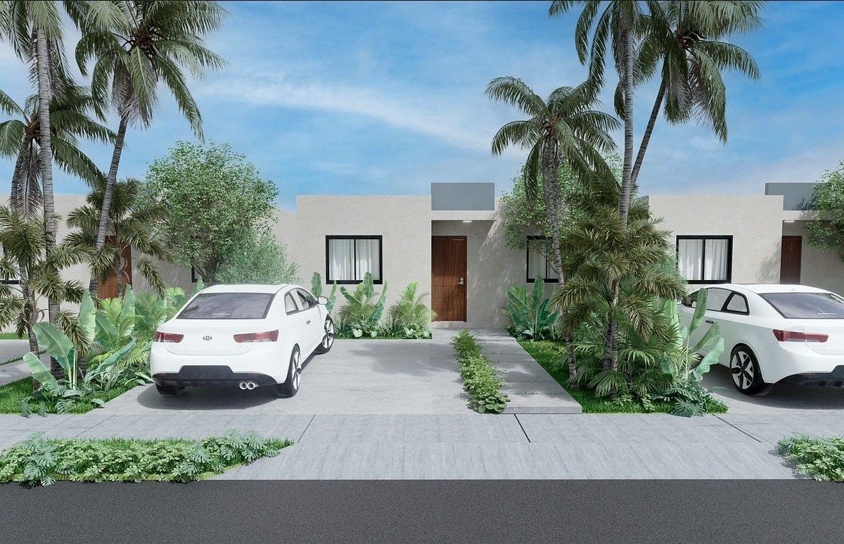 Casa de Una Planta en Venta en Mérida Modelo K en Privada Santa Loreto, Caucel