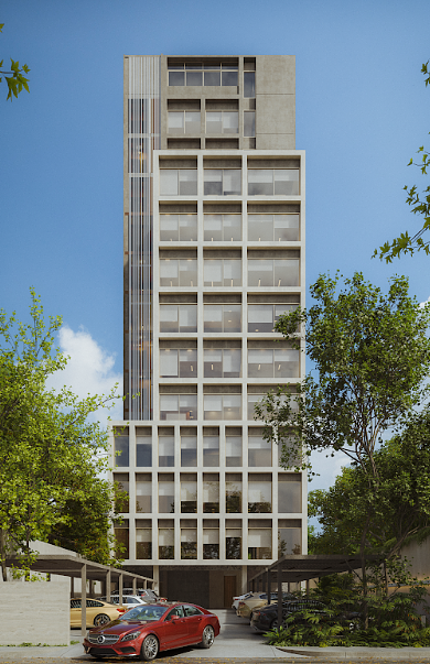 2 de 10: Edificio vista posterior a colonia México