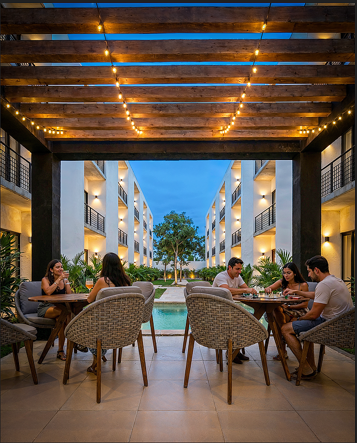 11 of 13: Terraza y Alberca