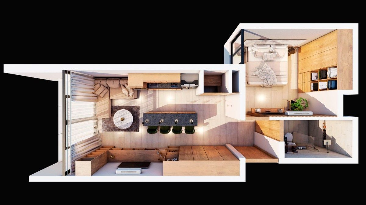 DEPARTAMENTO EN VENTA DE UNA HABITACIÓN EN SLAKA, SANTA GERTRUDIS COPO - foto 4
