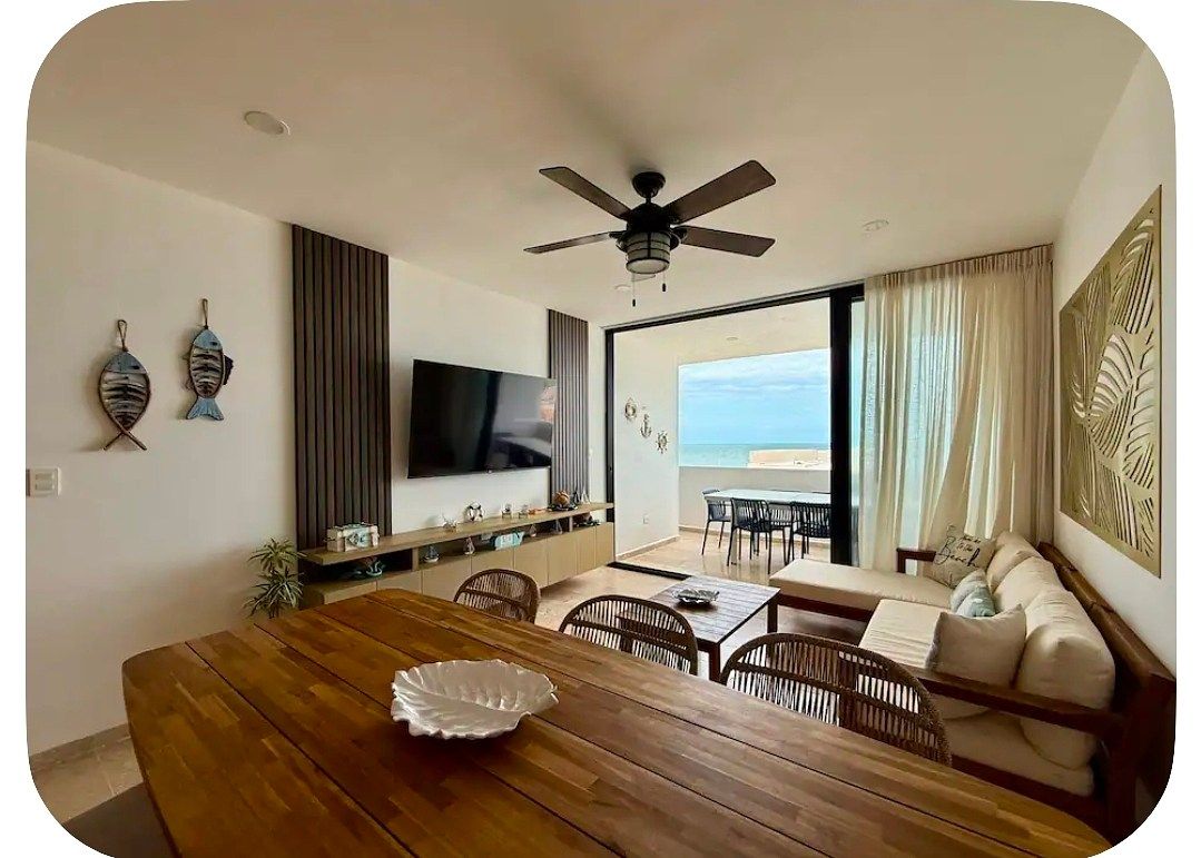 DEPARTAMENTO AMUEBLADO EN VENTA EN LA PLAYA SAN BRUNO, YUCATAN MARALTO - foto 1