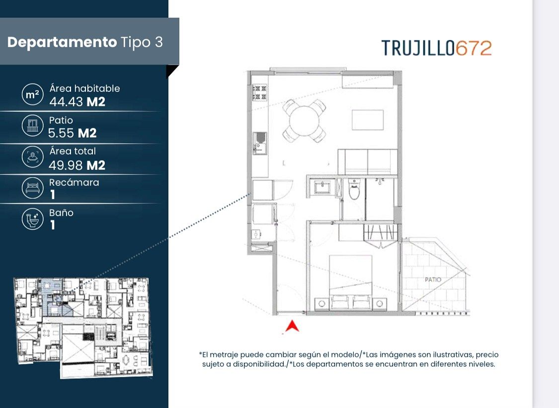 Apartamento em Lindavista Norte, Gustavo A. Madero, foto 15 de 37