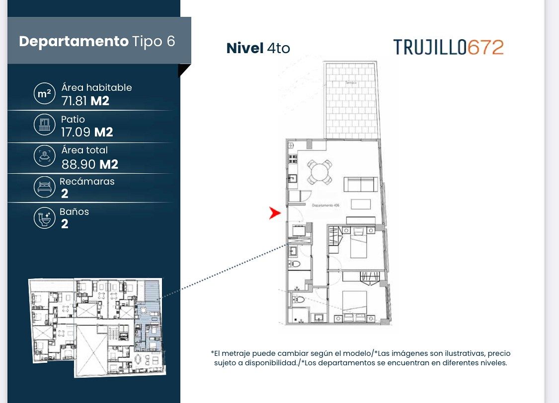 Apartamento em Lindavista Norte, Gustavo A. Madero, foto 21 de 37