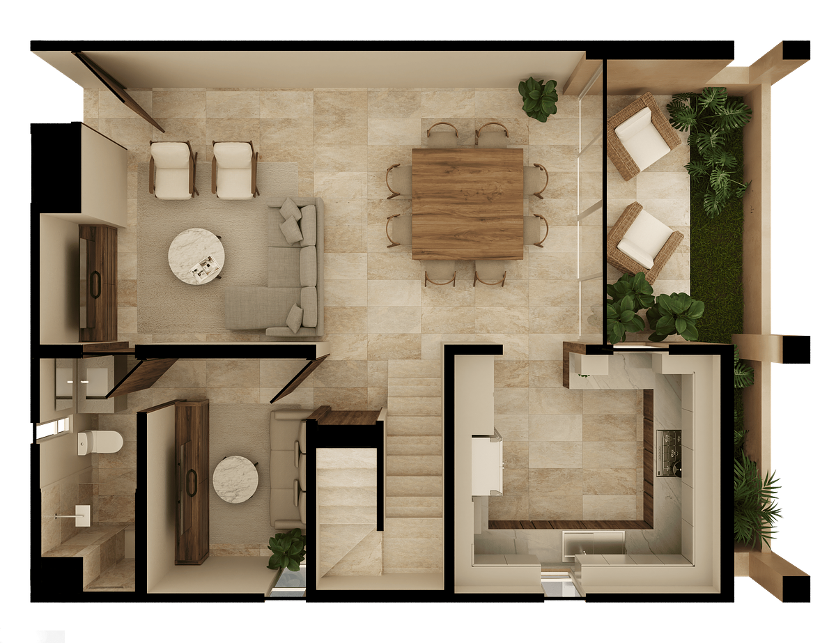 DEPARTAMENTO EN VENTA EN MERIDA YUCATAN EN DISTRITO COUNTRY MOD. ASTICA 160DX - foto 5