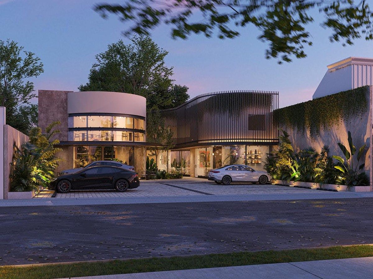 1 of 3: Render, Fachada