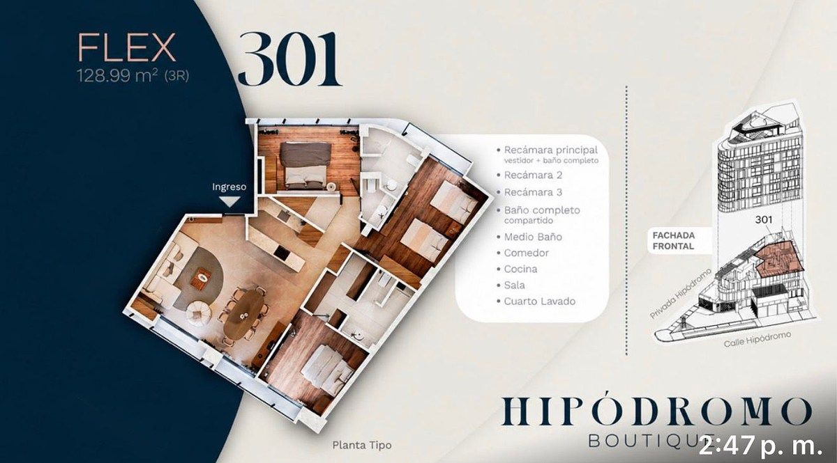 APARTMENT IN PRE-SALE HIPODROMO TOWER - FLEX - foto 1
