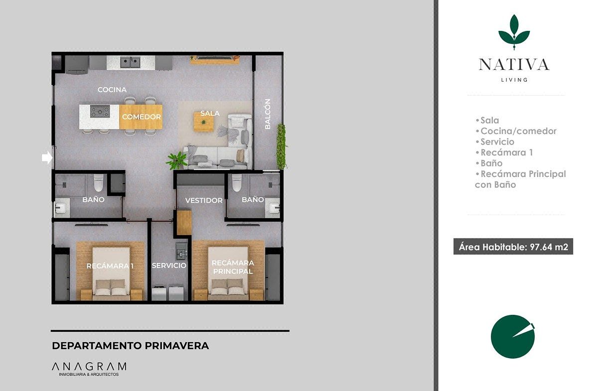 Departamentos en preventa en Sta Bárbara, Colima