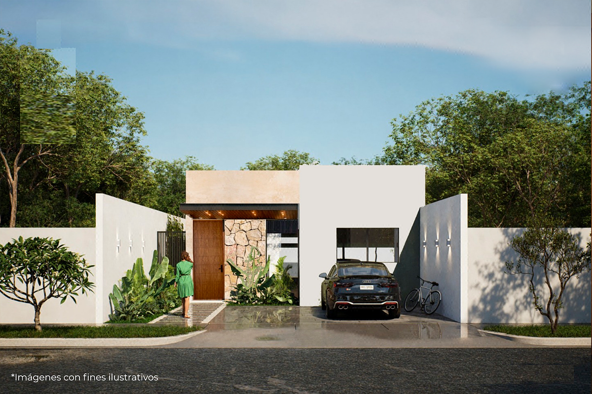 Casa en Venta de Una Planta en Azura Residencial. Conkal, Mérida
