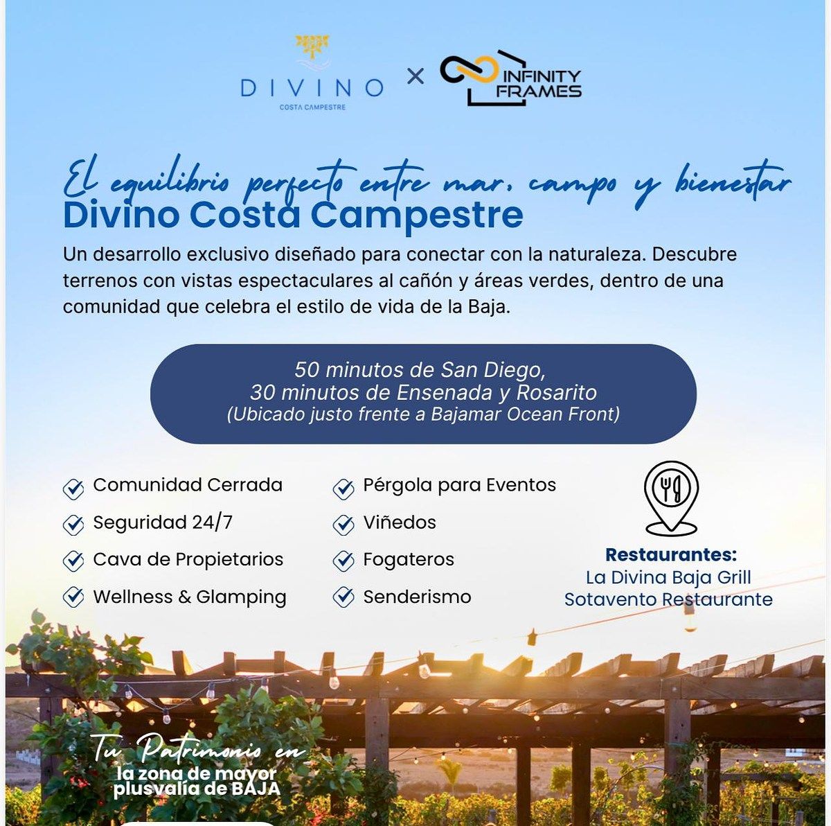 SALE OF VILLAS IN DIVINO COSTA CAMPESTRE, ENSENADA - foto 4