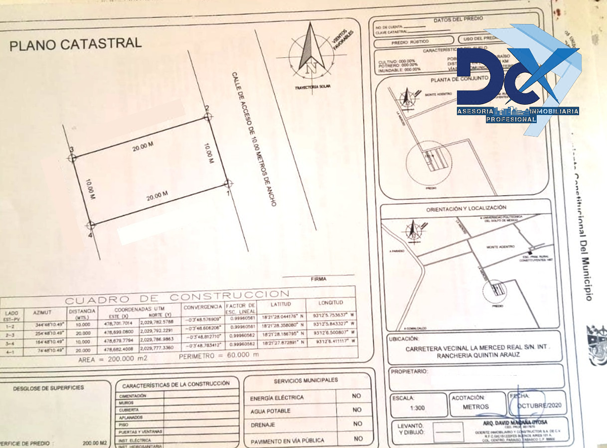 Terreno en Venta Ra Quintin Arauz Paraiso