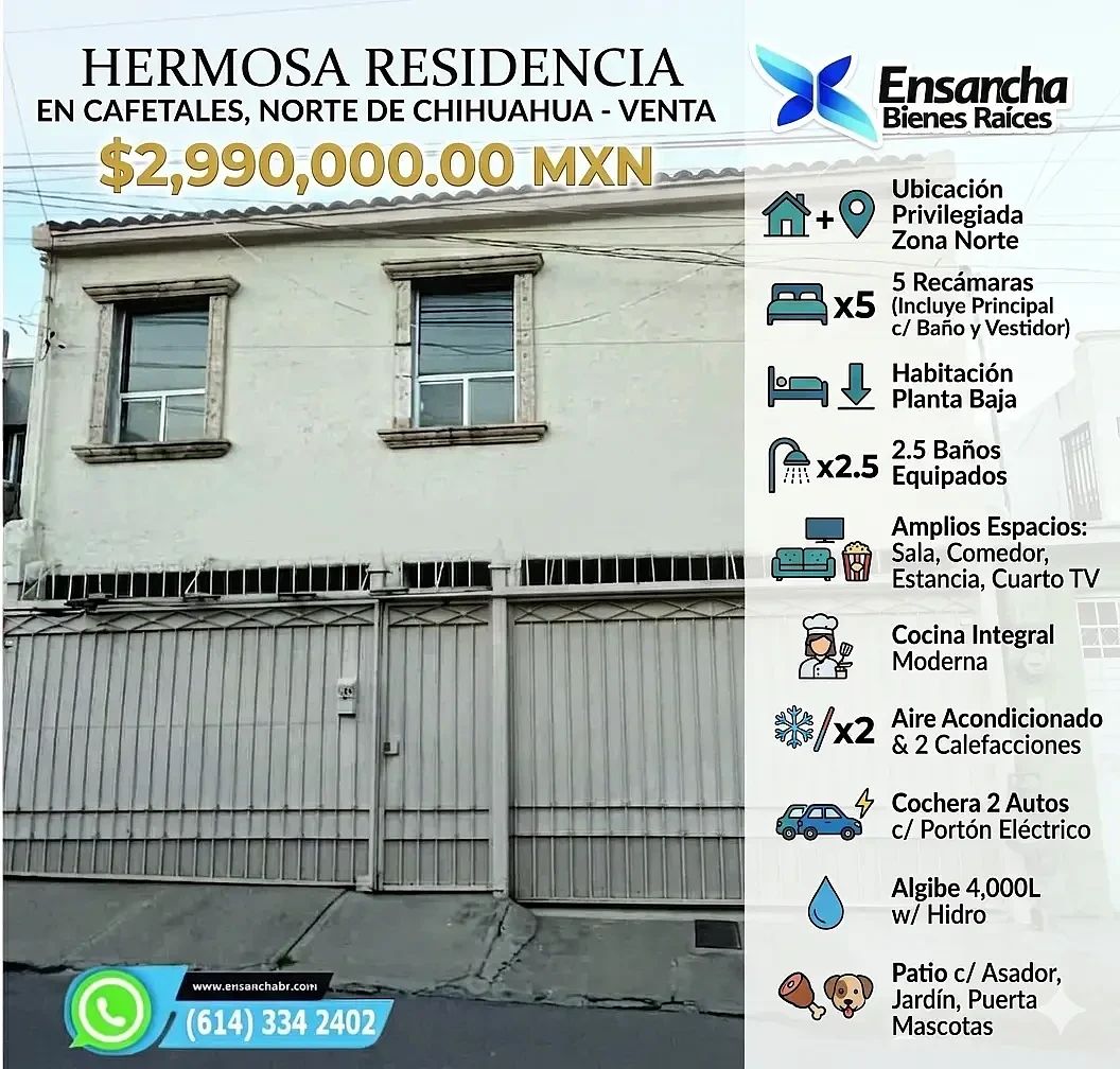 Hermosa Residencia en Cafetales, Norte de Chihuahua IB61, foto 1 de 16