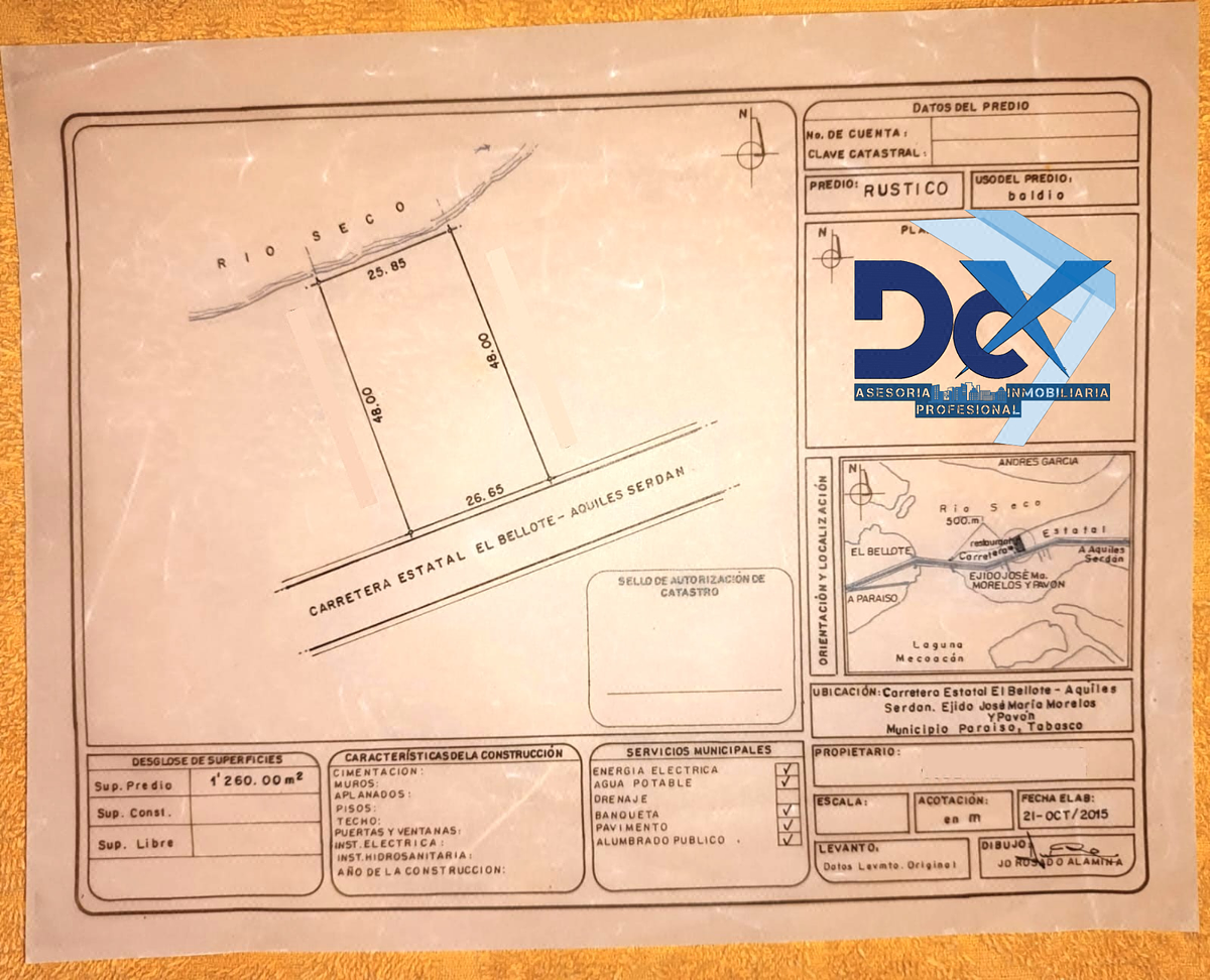 Terreno en Venta el Bellote Paraiso