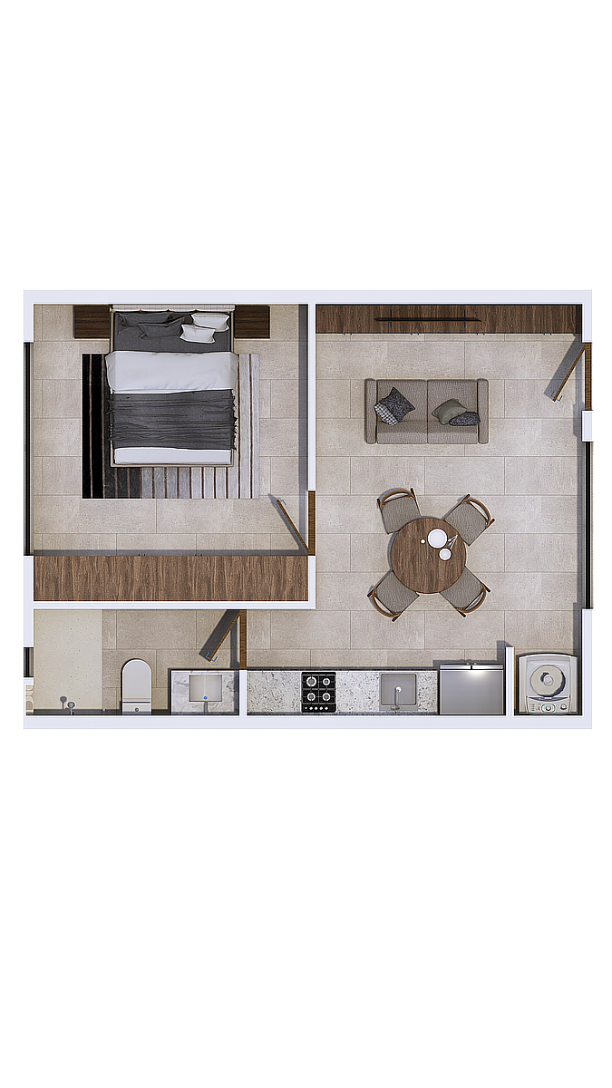 DEPARTAMENTO EN VENTA EN MERIDA, YUCATAN EN TRIBUTO, PASEO NORTE - foto 3