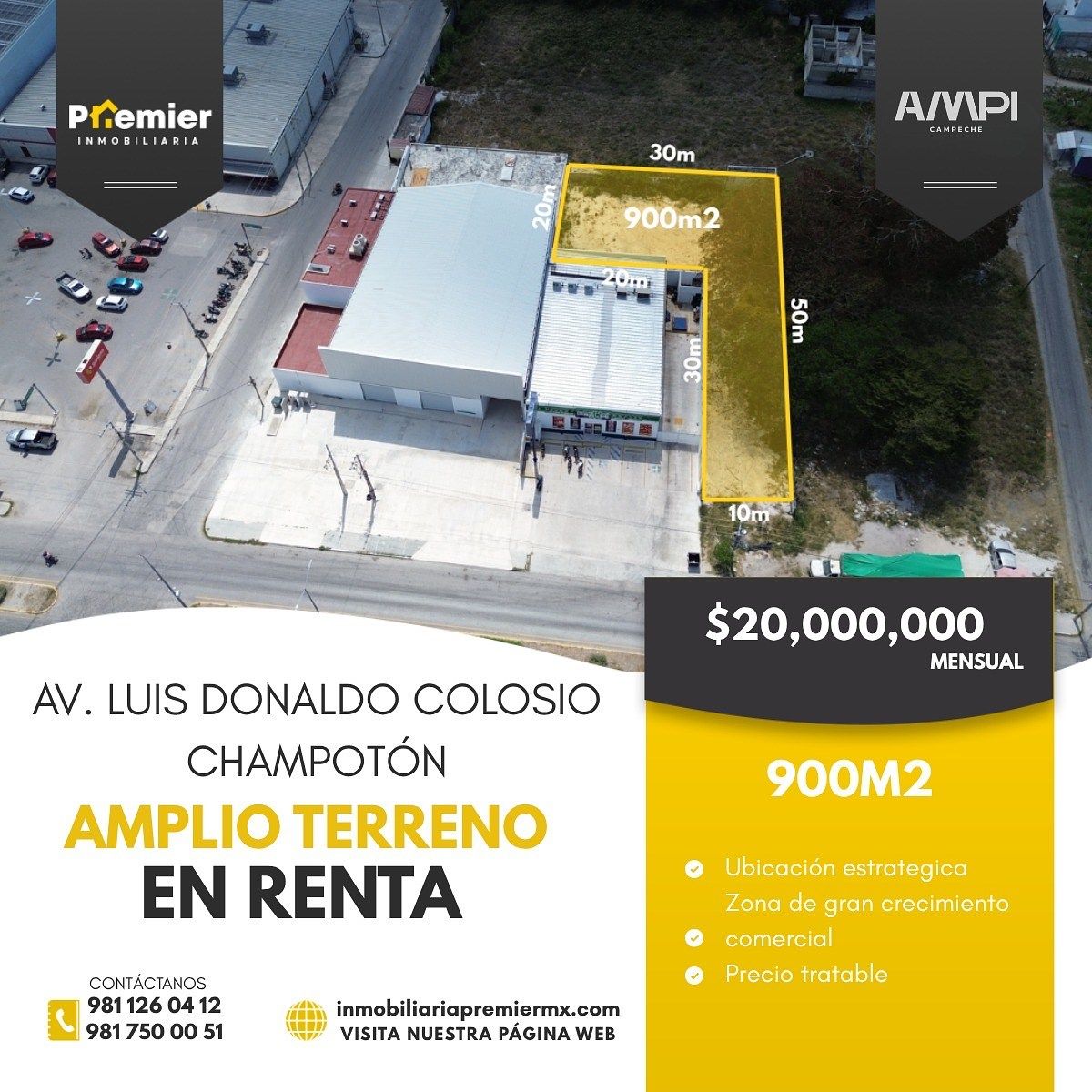 Renta de terreno en avenida principal- Champotón, foto 1 de 14