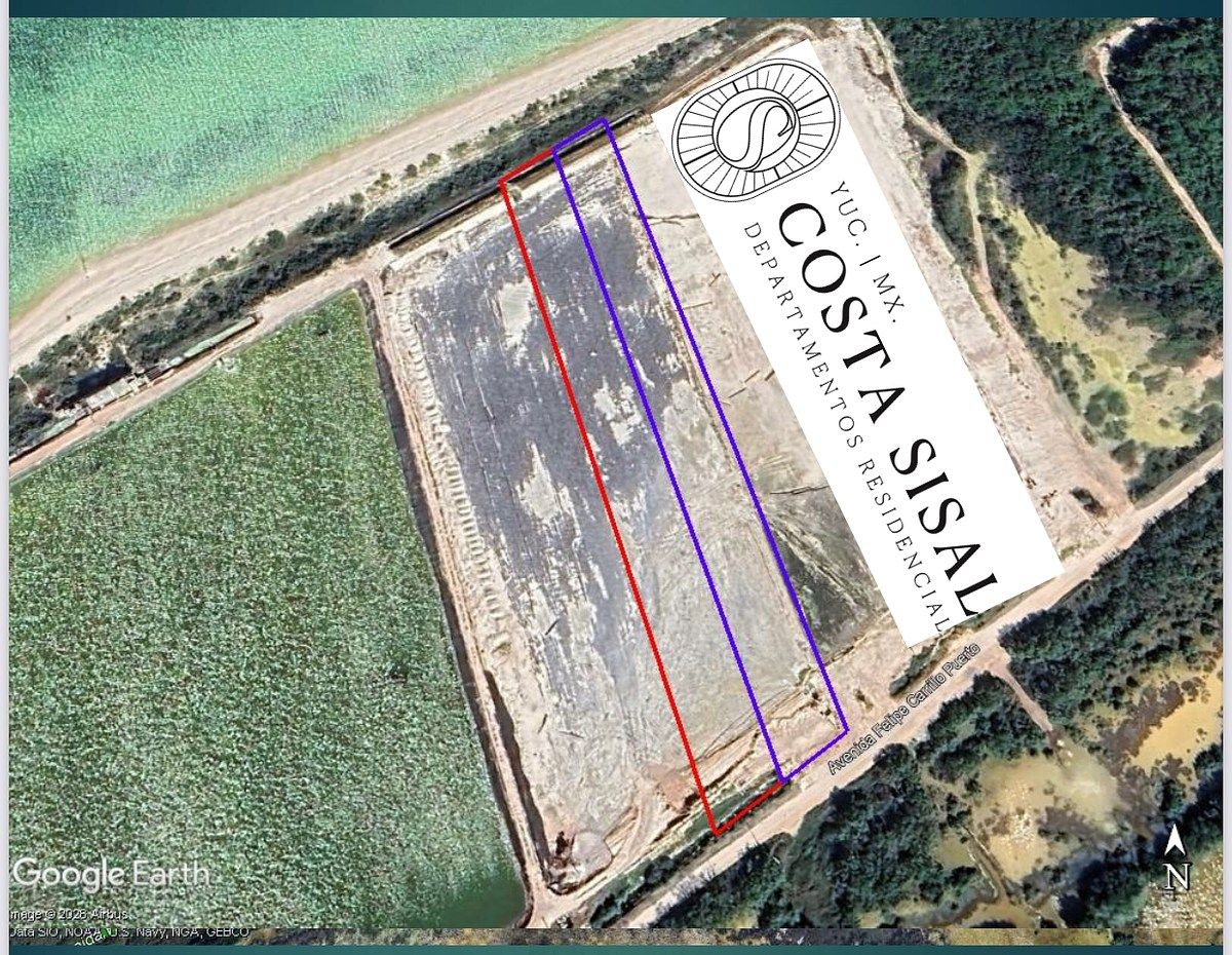 Lote em Sisal, Hunucmá, foto 3 de 5