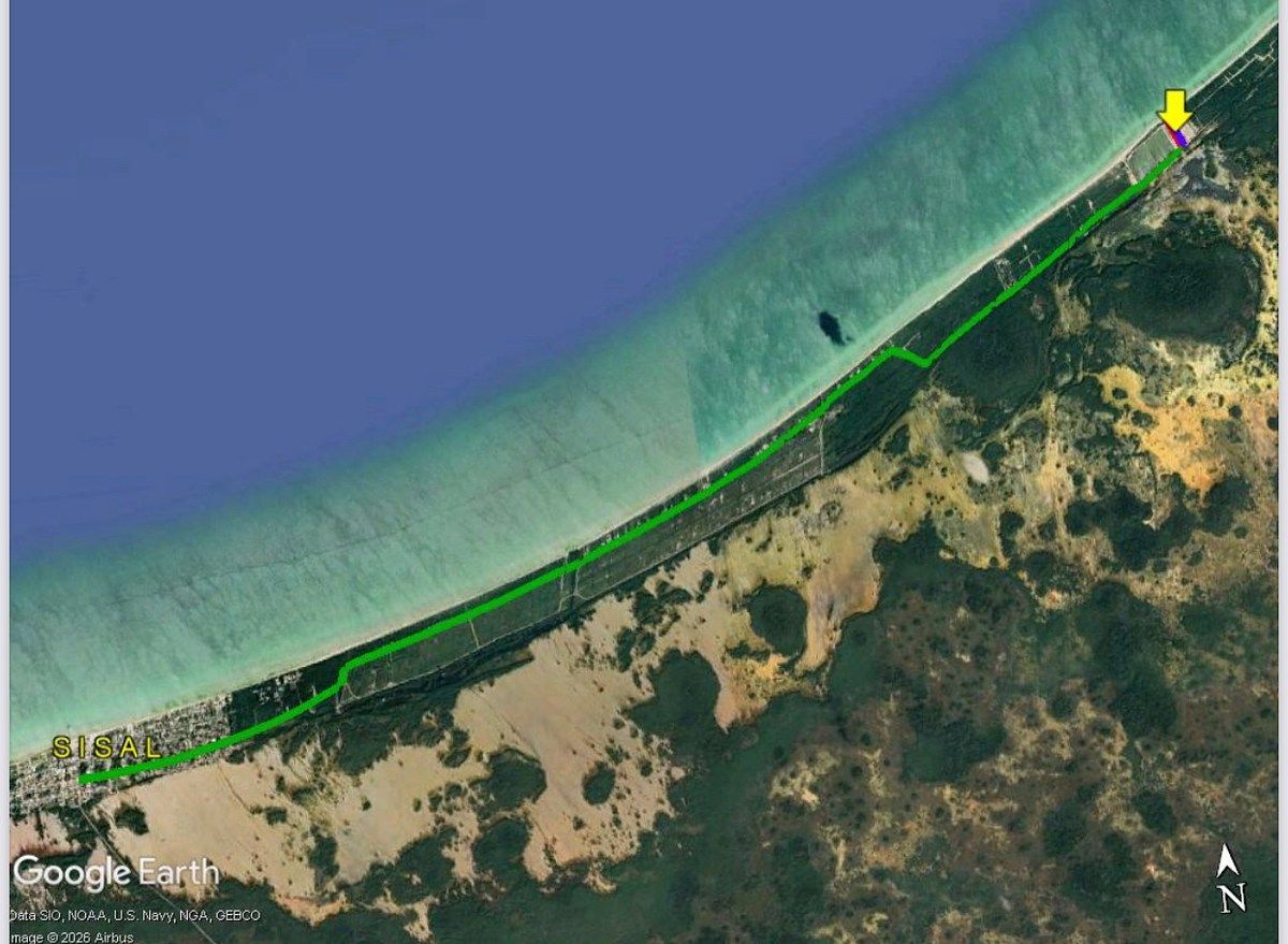 Lote em Sisal, Hunucmá, foto 2 de 4