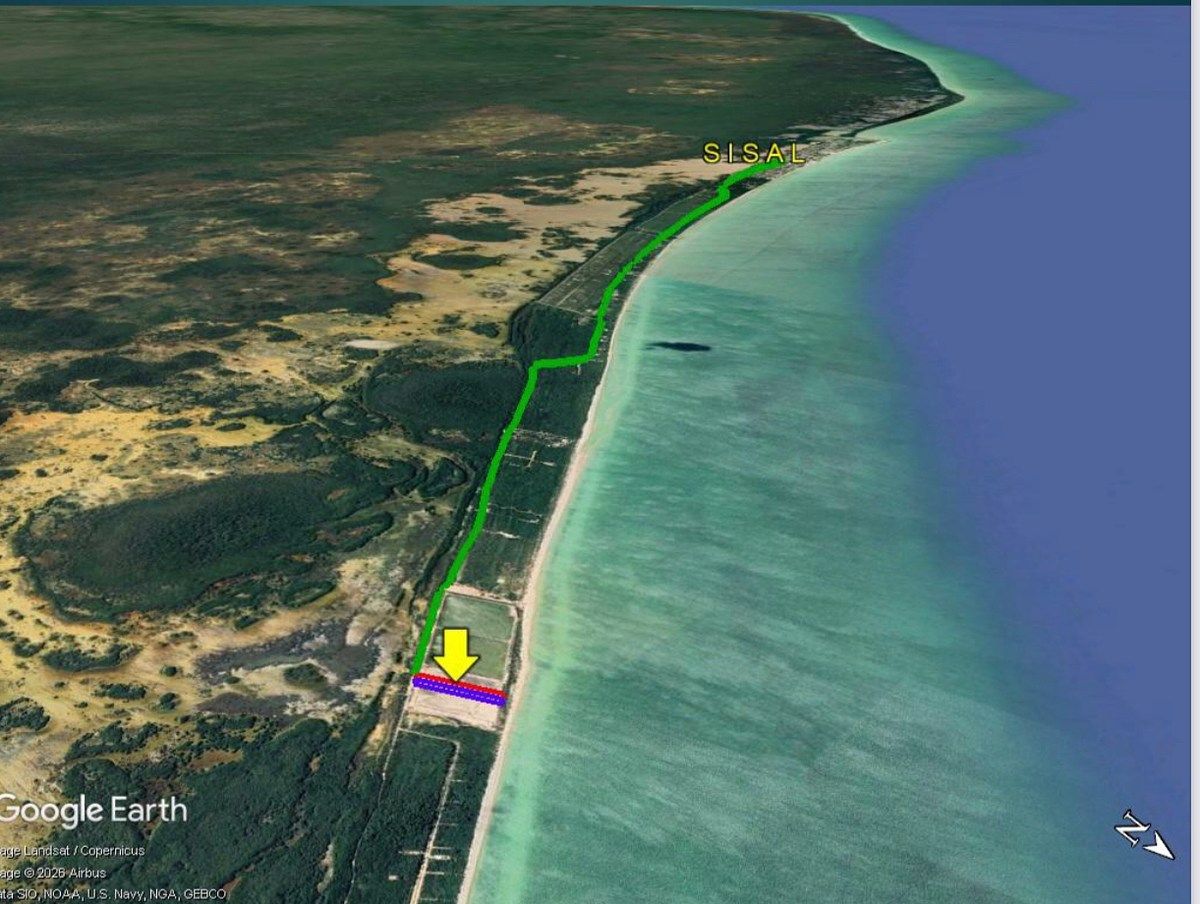 Lote em Sisal, Hunucmá, foto 3 de 4