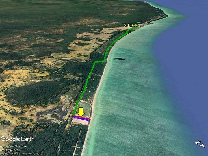 TERRENO EN VENTA EN PLAYA SISAL, HUNUCMA, YUCATAN - foto 2