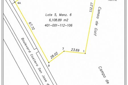 Venta de Terreno en Zona Hotelera de San José del Cabo Frente al Hotel Viceroy