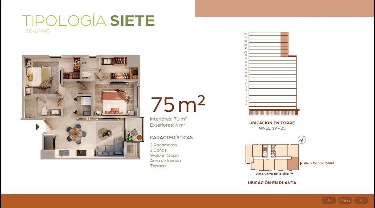 Apartment in Ladrillera, Monterrey, photo 5 of 12