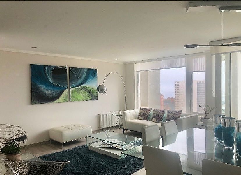 Departamento con linda vista al mar, Costa de Montemar, 3D 2 B, 119/156M2, foto 1 de 22