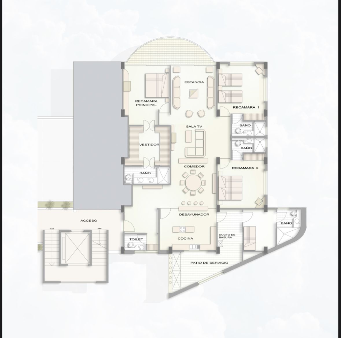 Departamento en Juriquilla, Querétaro, foto 4 de 36
