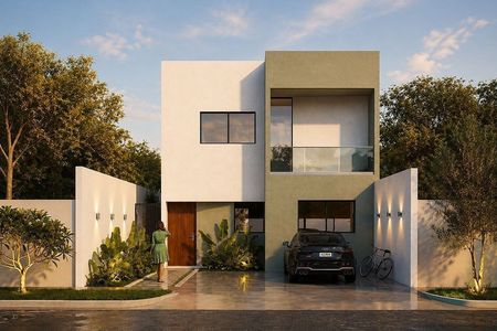 Casa de dos pisos en venta en Residencial de Conkal