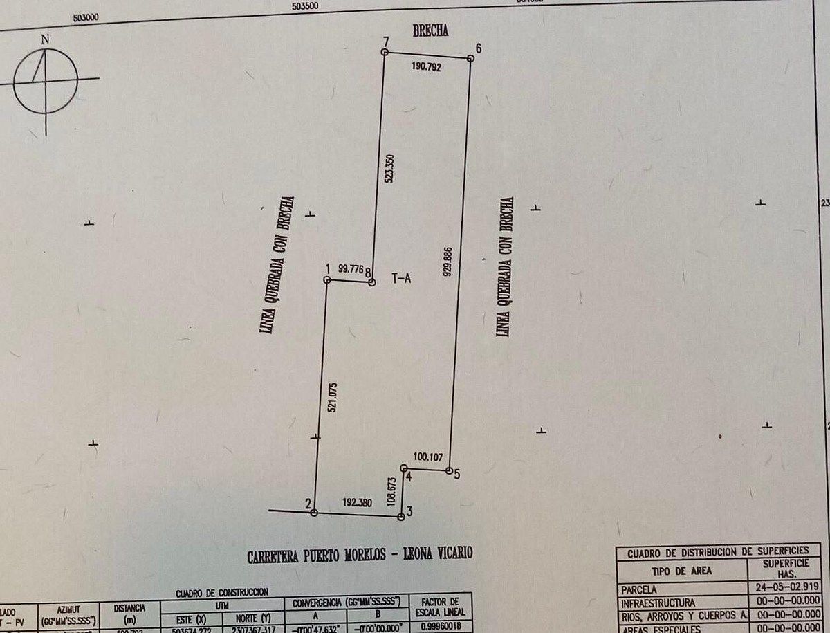 VENTA DE TERRENO CON FRENTE DE CARRETERA EN LA RUTA DE LOS CENOTES, P.M, foto 1 de 4