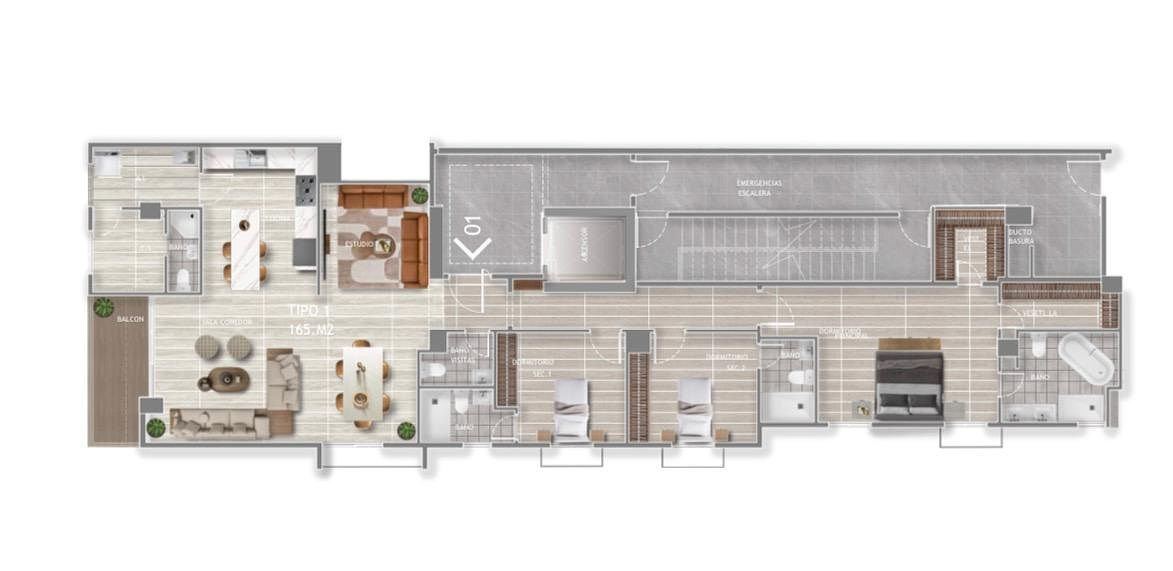 Apartamento en Evaristo Morales, Santo Domingo Centro (Distrito Nacional), foto 4 de 14