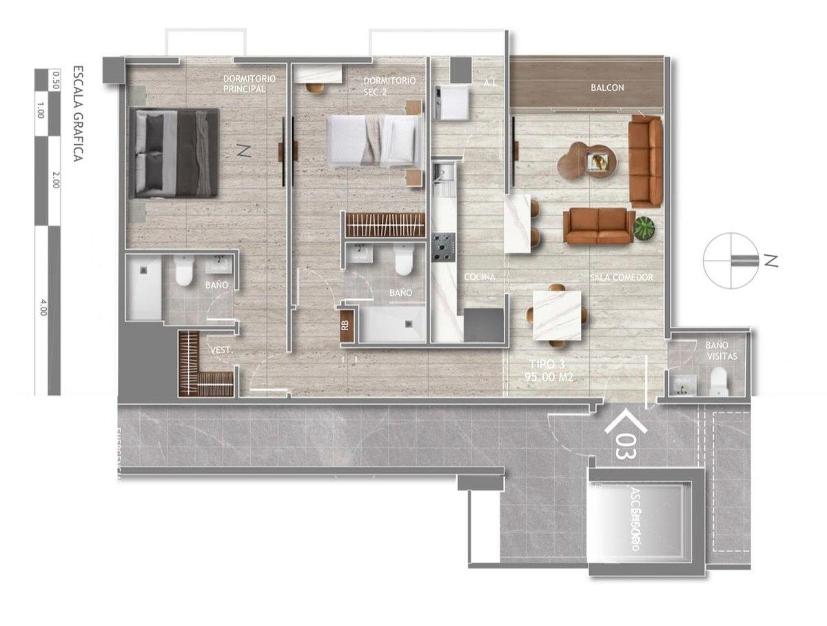 Apartamento en Evaristo Morales, Santo Domingo Centro (Distrito Nacional), foto 6 de 14