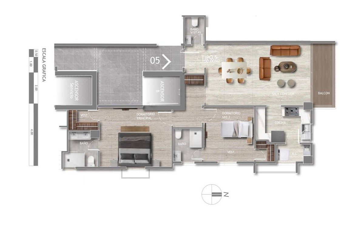 Apartamento en Evaristo Morales, Santo Domingo Centro (Distrito Nacional), foto 7 de 14