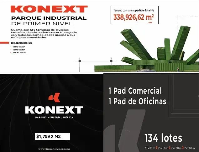 KONEXT PARQUE INDUSTRIAL DE PRIMER NIVEL EN MERIDA YUCATAN IB69, foto 1 de 8