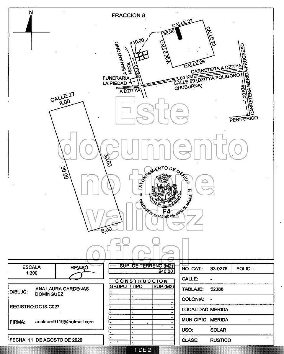 Lot in Dzityá, Mérida, photo 11 of 12