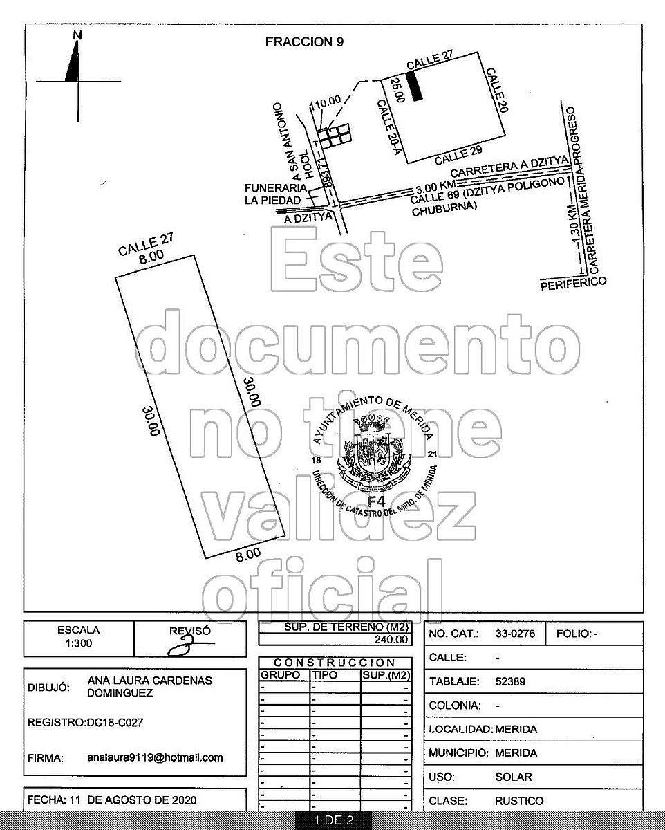 Lot in Dzityá, Mérida, photo 12 of 12