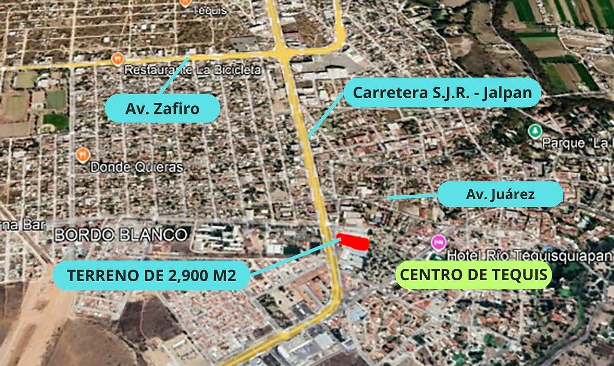 Terreno en Venta en el Centro de Tequisquiapan a pie de Carretera, foto 1 de 11