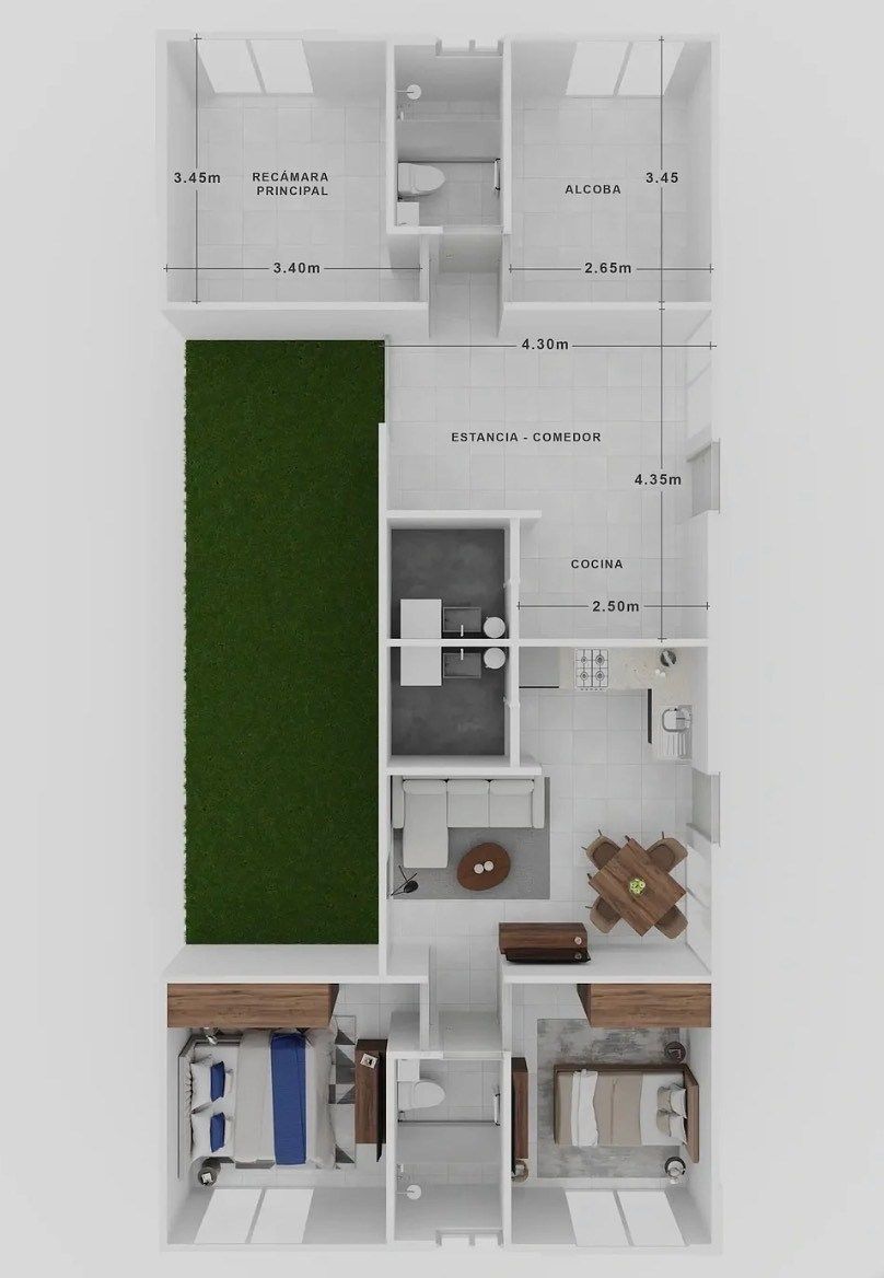 Departamento en Santiago 1a. Sección, Zumpango, foto 11 de 13