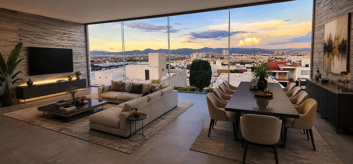 Sala y comedor las fotos son ejemplos de renta sin muebles, foto 1 de 24
