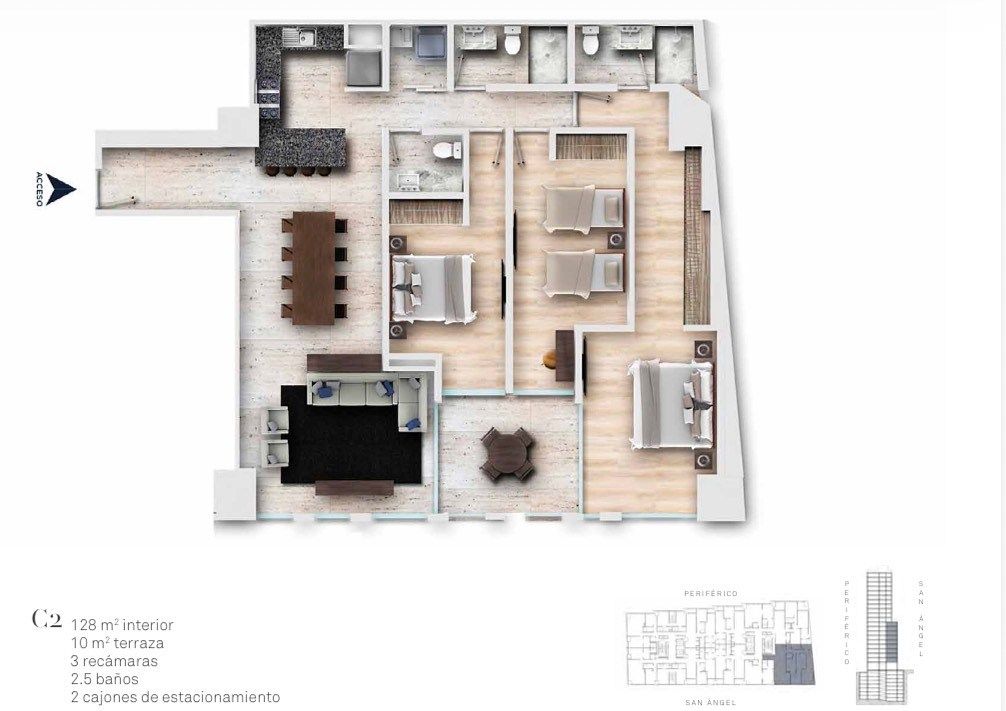 Apartamento em Los Alpes, Álvaro Obregón, foto 16 de 16