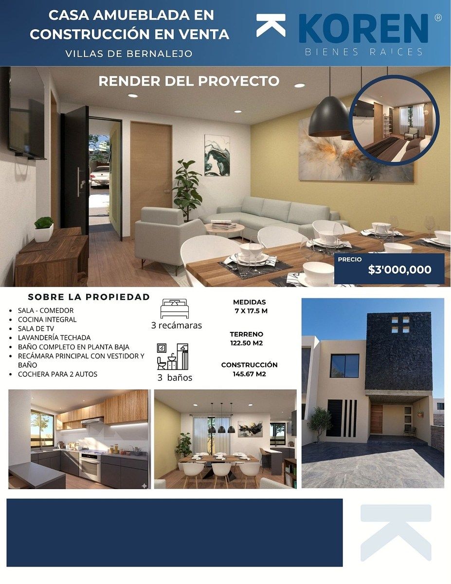 Venta de casa Nueva En Tabora II , Villas de Bernalejo., foto 1 de 2