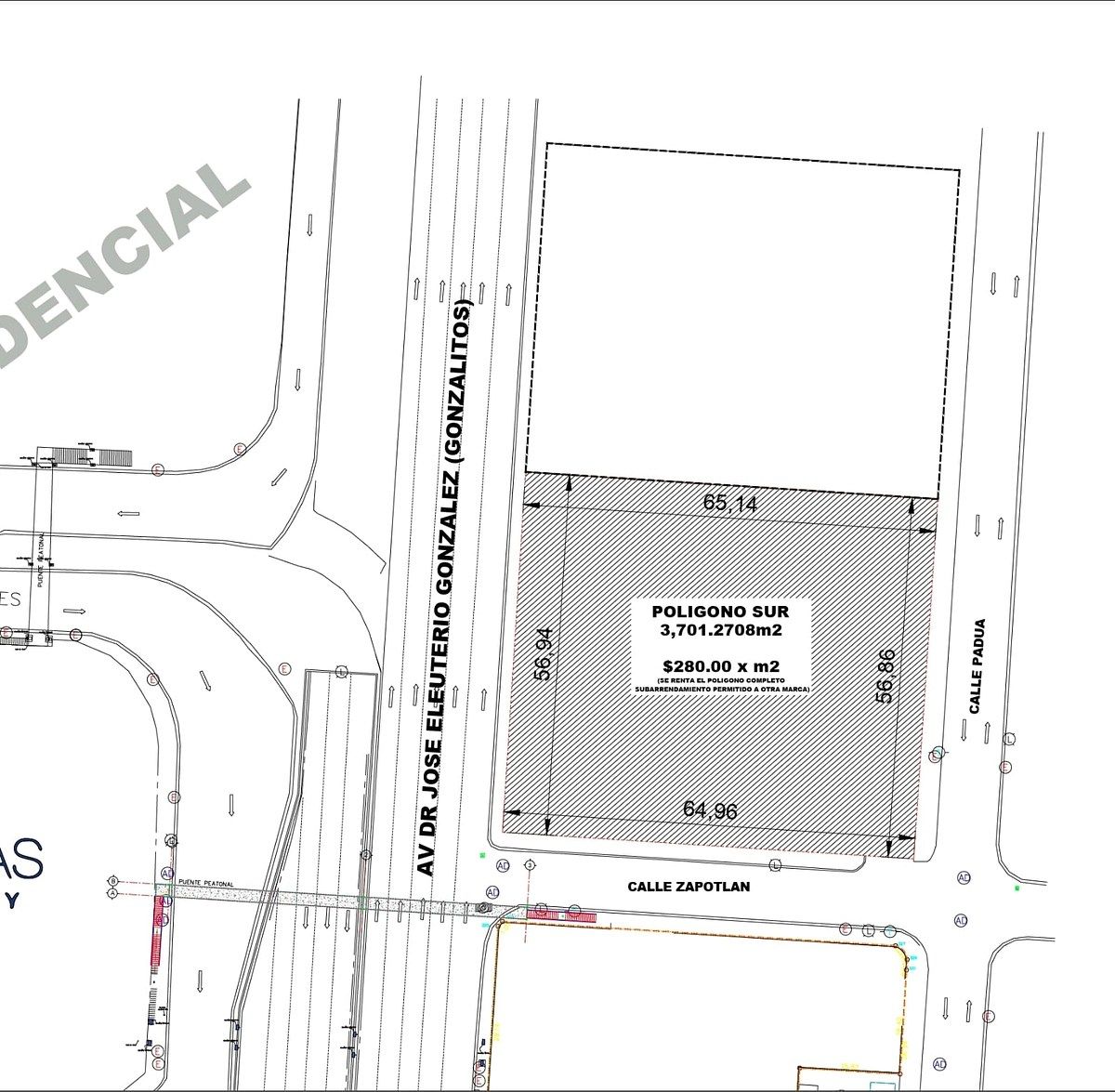 Terreno comercial en Mitras Sur, Monterrey, foto 4 de 6