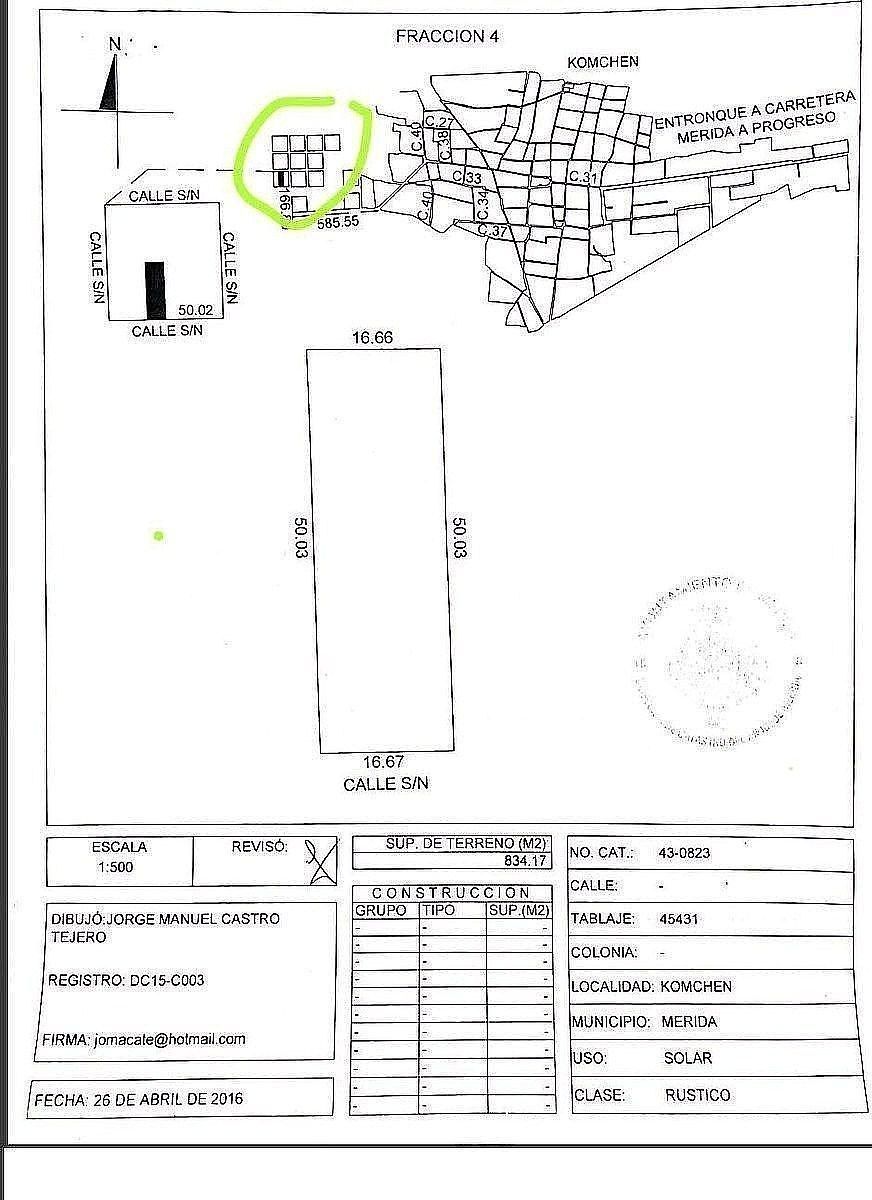 Terreno en Komchen, Mérida, foto 2 de 3
