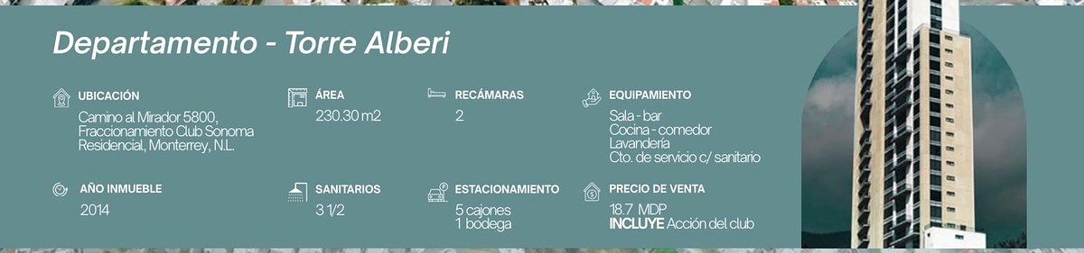 Apartment in Sonoma Residencial, Monterrey, photo 14 of 14