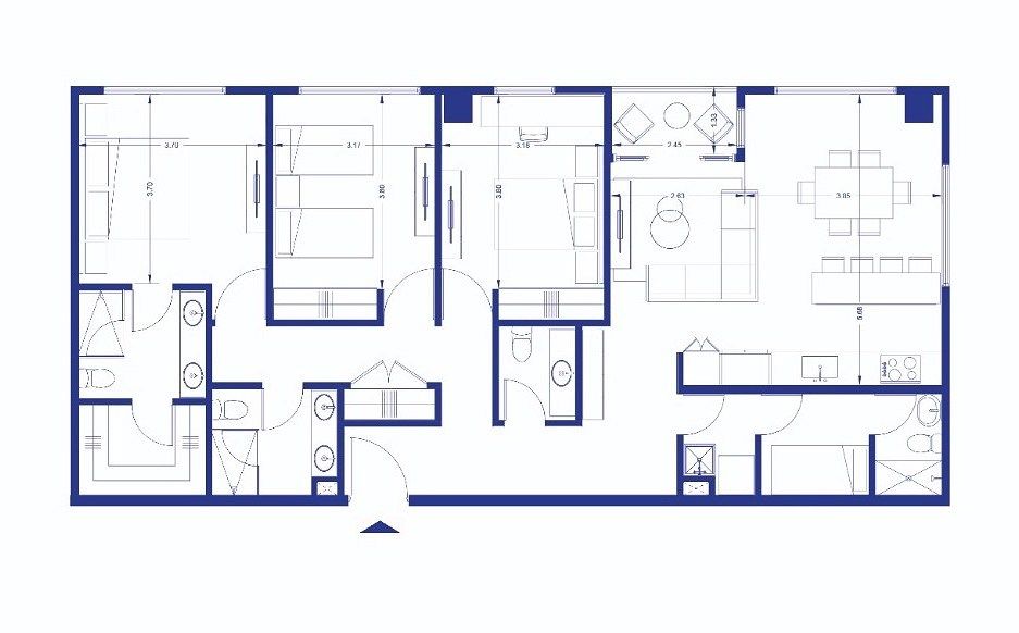 Apartamento em Jardines del Campestre, San Pedro Garza García, foto 3 de 4