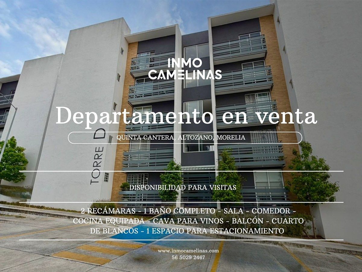 *Departamento en Venta en Quinta Cantera, Altozano, Morelia, Michoacán, foto 1 de 19