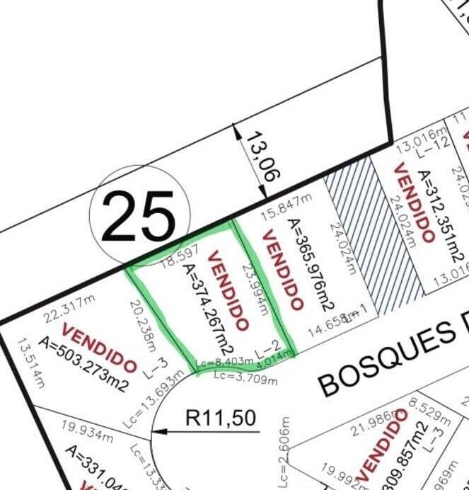 Lot in Bosques de las Misiones Sector Encino, Santiago, photo 3 of 8